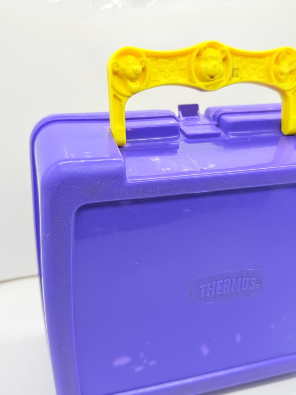 Vintage Thermos Disney Winnie the Pooh Lunch Box Purple Tigger Piglet 90s - Picture 7 of 10